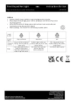 Предварительный просмотр 2 страницы Gainsborough K904 Assembly Instructions/Instructions For Use