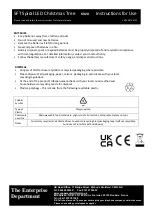 Предварительный просмотр 3 страницы Gainsborough K920 Assembly Instructions/Instructions For Use