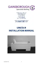 Preview for 1 page of Gainsborough LINCOLN Installation Manual