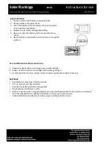 Preview for 2 page of Gainsborough Solar Flamingo H478 Manual