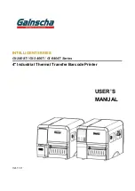 Gainscha GI-6404T Series User Manual preview