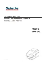 Gainscha GS-2206T Series User Manual preview