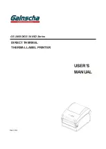 Gainscha GS-2408D Series User Manual preview