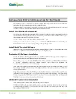 Preview for 3 page of GainSpan GS1011M Series User Manual