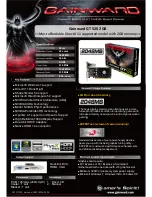Gainward GT 520 Brochure preview