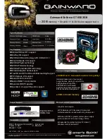 Gainward GT 630 2048MB Brochure preview