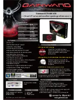 Gainward GTX 460 1G Brochure preview