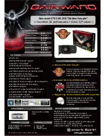 Предварительный просмотр 1 страницы Gainward GTX 560 1024MB GOLDEN SAMPLE Brochure