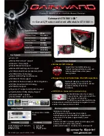 Gainward GTX 560 Brochure preview