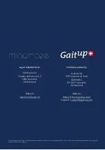 Предварительный просмотр 7 страницы Gait up GaitUp GO Quick Start Manual