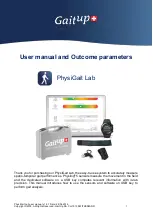 Gait up PhysiGait Lab User Manual preview