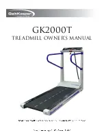 GaitKeeper GK2000T Owner'S Manual preview