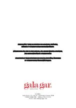 Preview for 72 page of gala gar 2200300T Technical Instruction Manual