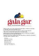 Предварительный просмотр 33 страницы gala gar 469.00.000 Technical Instruction Manual