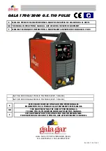 gala gar GALA 1700 G.E. TIG PULSE Technical Instruction Manual preview