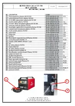 Preview for 39 page of gala gar Gala Cut 700 Technical Instruction Manual