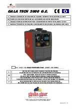 Preview for 1 page of gala gar GALA TECH 2000 G.E. Technical Instruction Manual