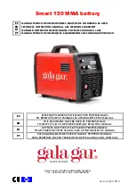 gala gar Smart 150 MMA Technical Instruction Manual preview