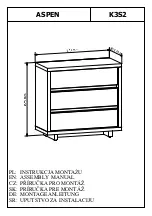 GALA MEBLE ASPEN K3S2 Assembly Manual preview