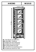 GALA MEBLE AVEIRO W1D1S Assembly Manual preview