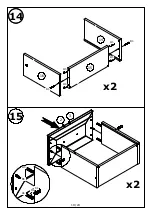 Preview for 19 page of GALA MEBLE AVEIRO W2D2S Assembly Manual