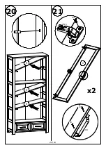 Preview for 22 page of GALA MEBLE AVEIRO W2D2S Assembly Manual