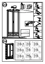 Preview for 24 page of GALA MEBLE AVEIRO W2D2S Assembly Manual