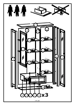 Предварительный просмотр 10 страницы GALA MEBLE AVEIRO W2D3S Assembly Manual