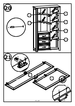 Предварительный просмотр 21 страницы GALA MEBLE AVEIRO W2D3S Assembly Manual