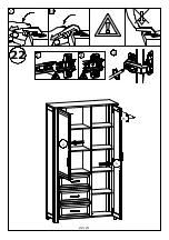 Предварительный просмотр 22 страницы GALA MEBLE AVEIRO W2D3S Assembly Manual