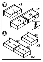 Предварительный просмотр 19 страницы GALA MEBLE BRILLO K2S2S Assembly Manual