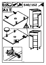 Предварительный просмотр 14 страницы GALA MEBLE D40S1 Assembly Manual