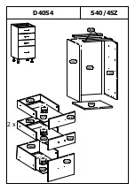 Предварительный просмотр 8 страницы GALA MEBLE D40S4 S40/4SZ Assembly Manual