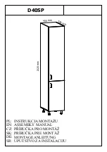 Предварительный просмотр 1 страницы GALA MEBLE D40SP Assembly Manual