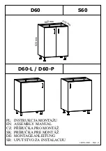 GALA MEBLE D60-L Assembly Manual предпросмотр