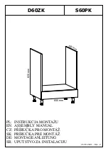 GALA MEBLE D60ZK S60PK Assembly Manual предпросмотр