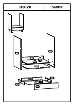 Preview for 8 page of GALA MEBLE D60ZK S60PK Assembly Manual