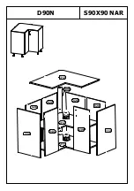 Preview for 8 page of GALA MEBLE D90N S90X90 NAR Assembly Manual