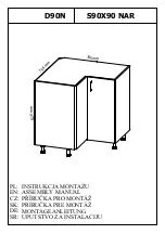 GALA MEBLE D90N Assembly Manual preview