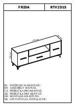 GALA MEBLE FRIDA RTV2D1S Assembly Manual предпросмотр