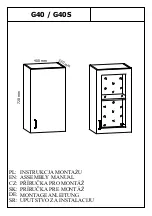 Preview for 1 page of GALA MEBLE G40S Assembly Manual