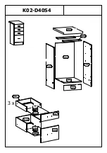 Preview for 8 page of GALA MEBLE K02-D404S Assembly Manual