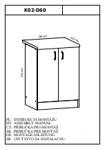 Предварительный просмотр 1 страницы GALA MEBLE K02-D60 Assembly Manual