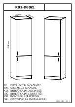 GALA MEBLE K02-D60ZL Assembly Manual preview