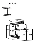 Preview for 8 page of GALA MEBLE K02-D80 Assembly Manual