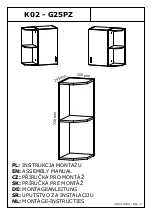 GALA MEBLE K02-G25PZ Assembly Manual preview