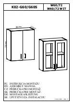 GALA MEBLE K02-G60 Quick Start Manual предпросмотр