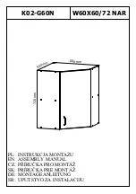 GALA MEBLE K02-G60N Assembly Manual предпросмотр