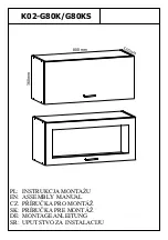 Preview for 1 page of GALA MEBLE K02-G80K Assembly Manual