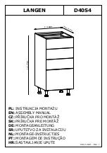 GALA MEBLE LANGEN D40S4 Assembly Manual preview